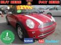 Chili Red 2008 Mini Cooper Convertible