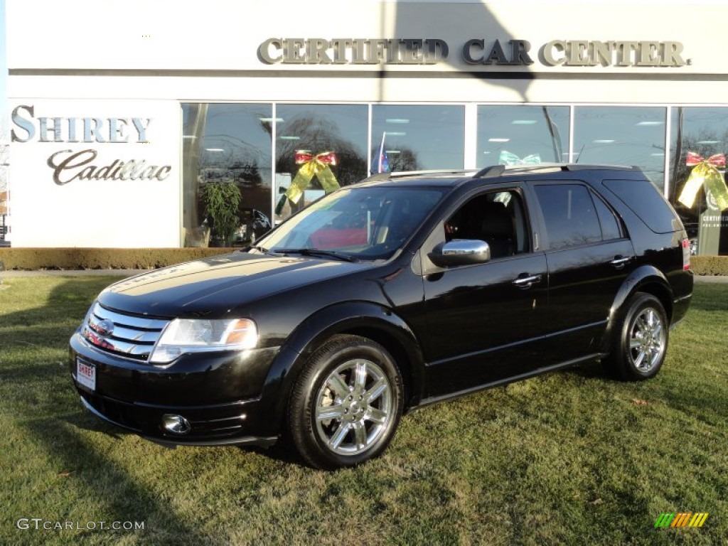 2008 Taurus X Limited AWD - Black / Charcoal Black photo #1