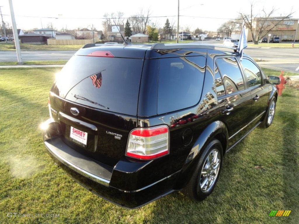 2008 Taurus X Limited AWD - Black / Charcoal Black photo #3