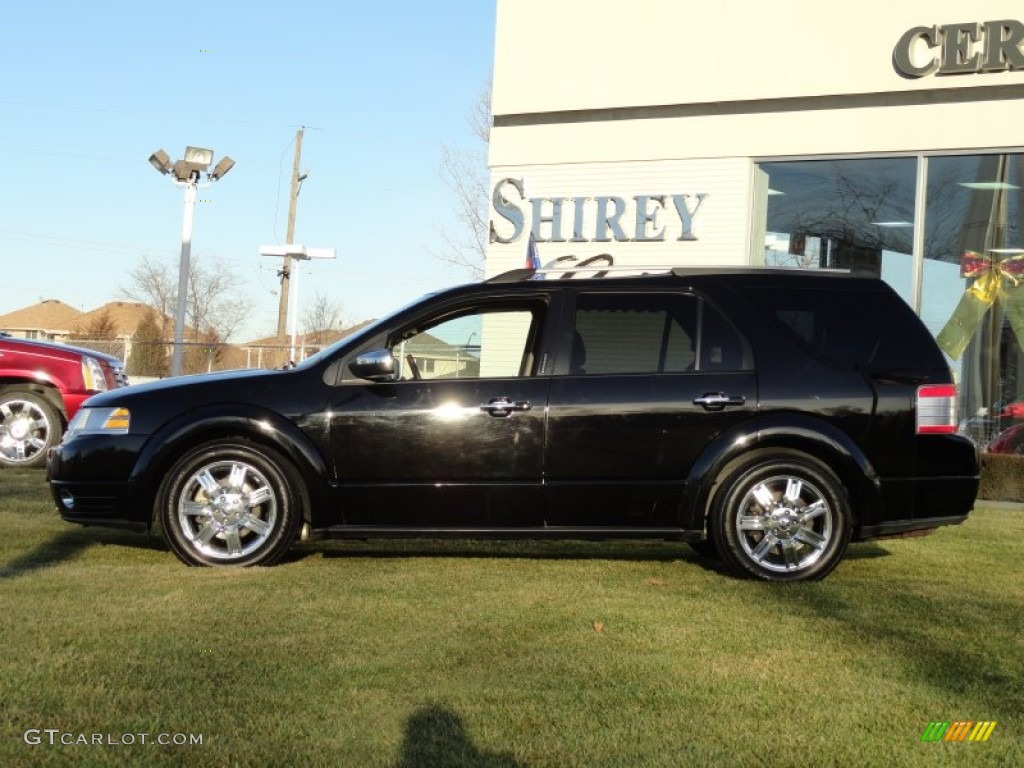 2008 Taurus X Limited AWD - Black / Charcoal Black photo #6