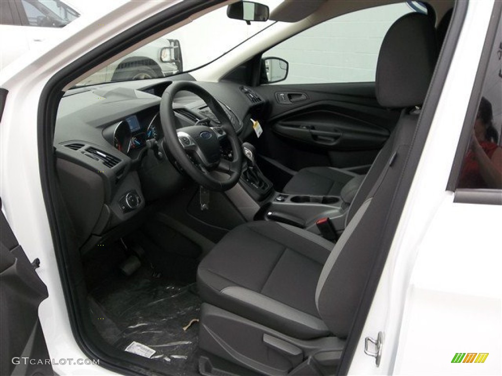 2013 Escape S - Oxford White / Charcoal Black photo #17