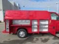 Vermillion Red - E Series Cutaway E350 Commercial Utility Truck Photo No. 4