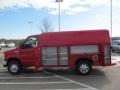 Vermillion Red - E Series Cutaway E350 Commercial Utility Truck Photo No. 11