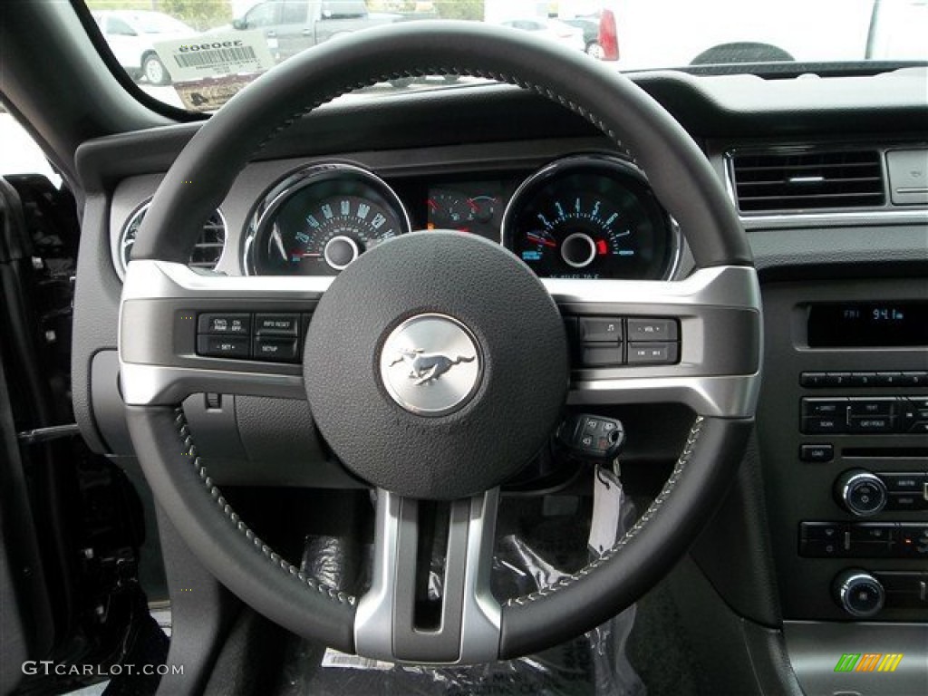 2013 Mustang GT Coupe - Black / Charcoal Black photo #15