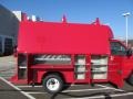 2013 E Series Cutaway E350 Commercial Utility Truck Vermillion Red