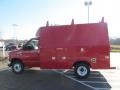Vermillion Red - E Series Cutaway E350 Commercial Utility Truck Photo No. 9