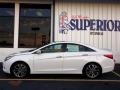 2013 Shimmering White Hyundai Sonata Limited 2.0T  photo #6