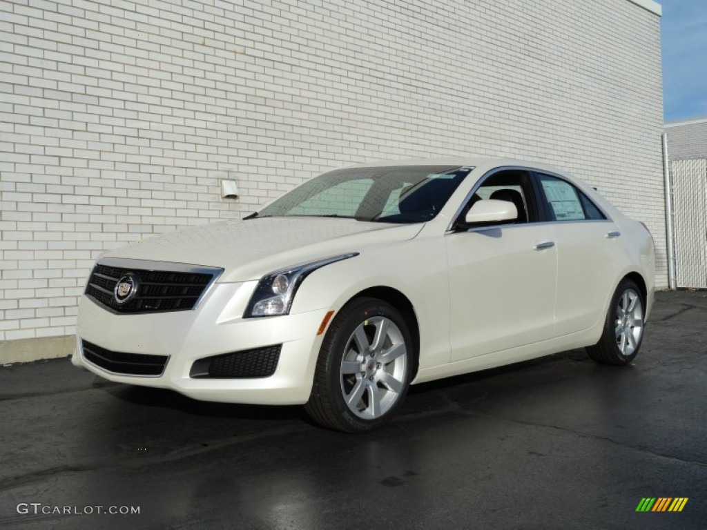 White Diamond Tricoat Cadillac ATS