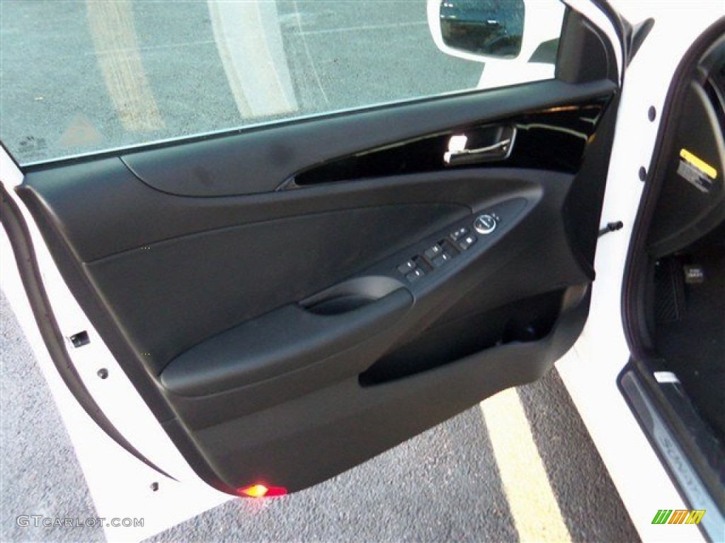 2013 Sonata Limited 2.0T - Shimmering White / Black photo #11