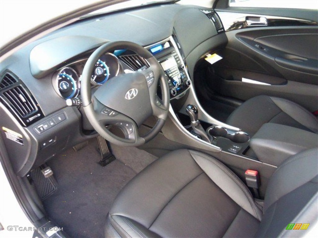 2013 Sonata Limited 2.0T - Shimmering White / Black photo #12