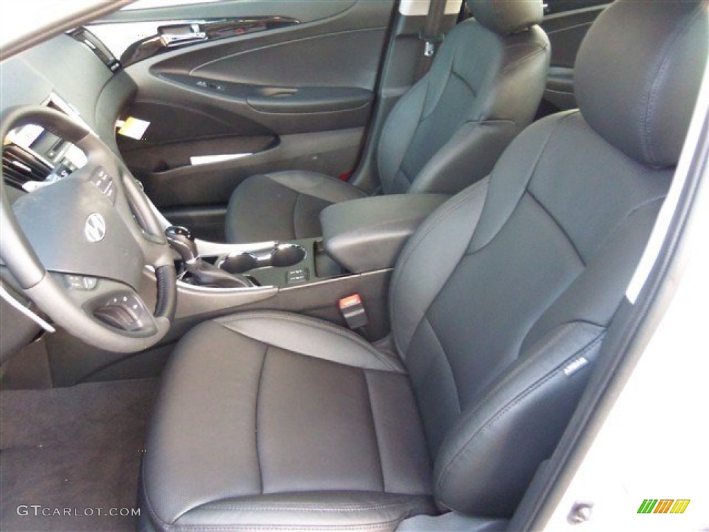 2013 Sonata Limited 2.0T - Shimmering White / Black photo #13