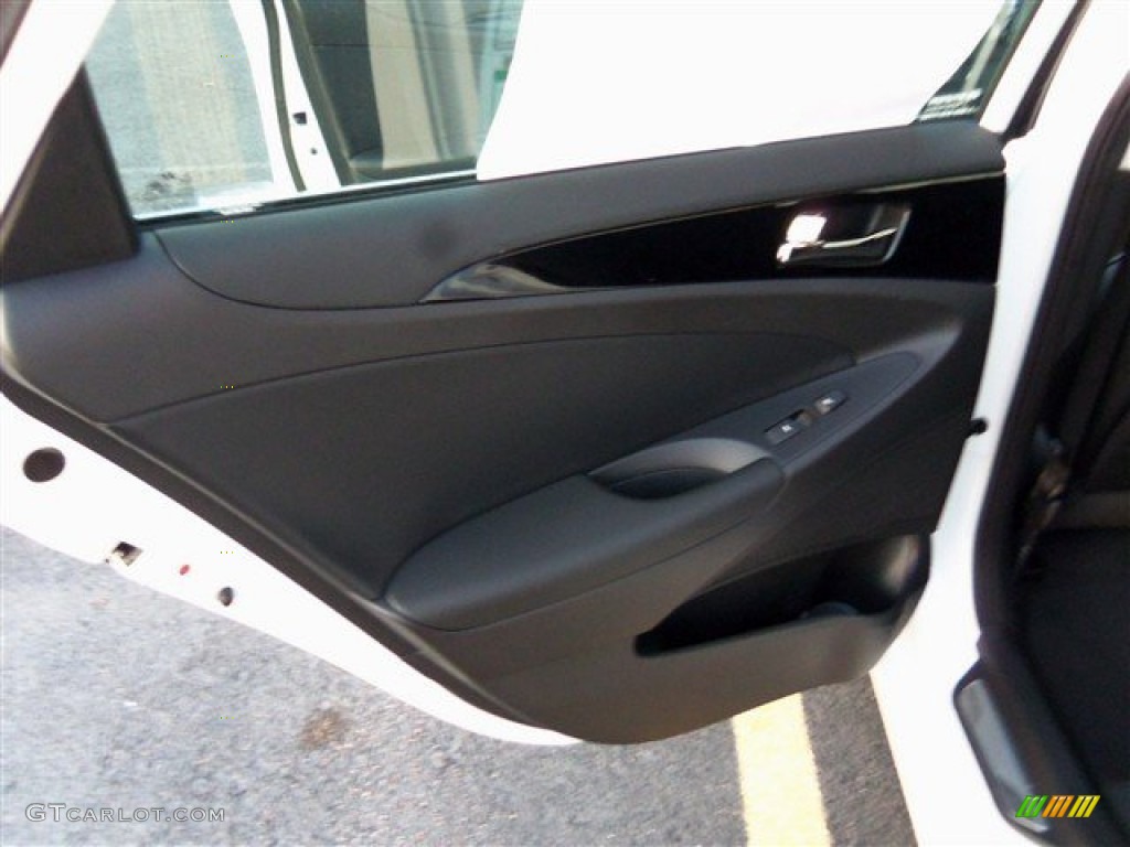 2013 Sonata Limited 2.0T - Shimmering White / Black photo #14