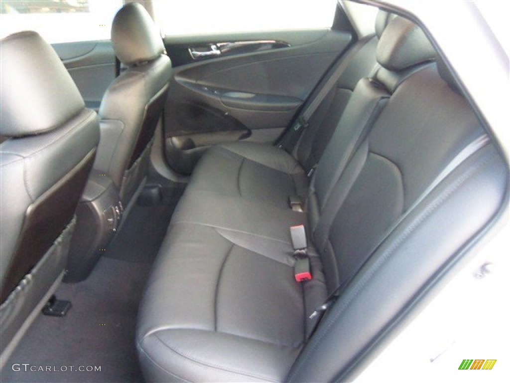 2013 Sonata Limited 2.0T - Shimmering White / Black photo #15