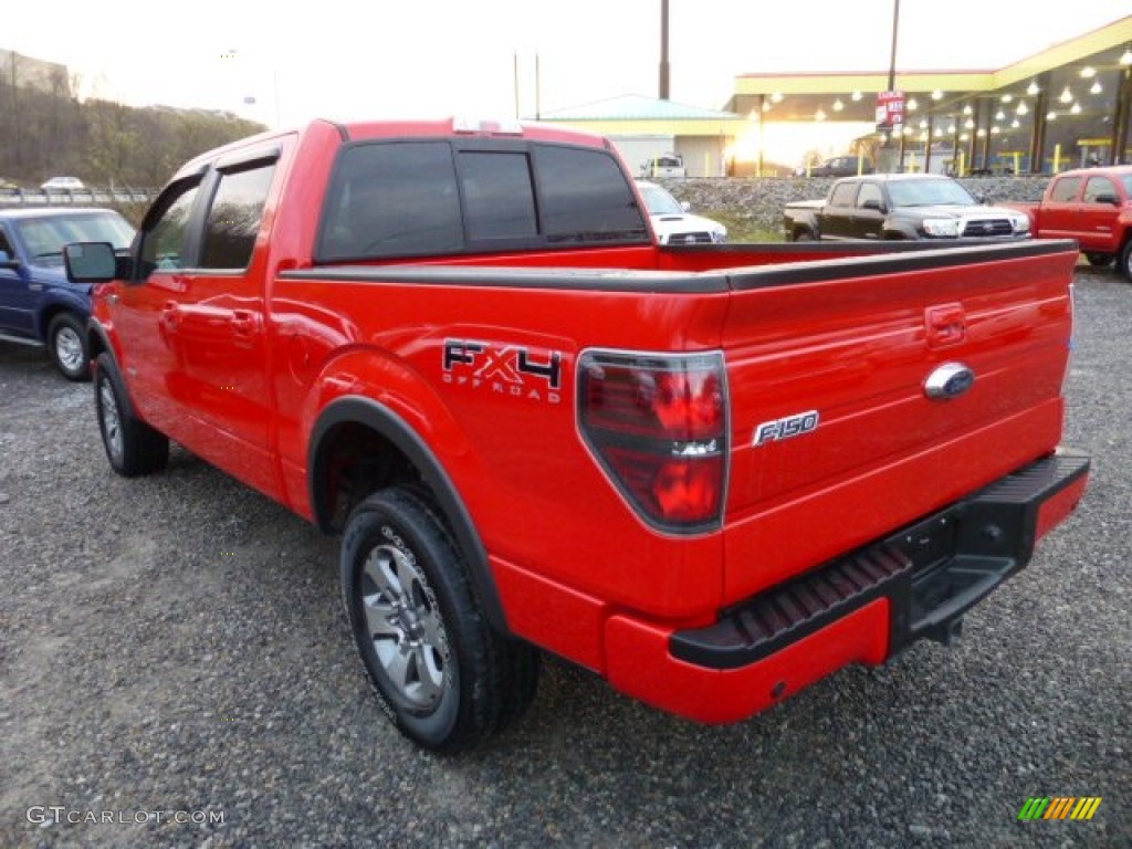 Race Red 2011 Ford F150 FX4 SuperCrew 4x4 Exterior Photo #74319761