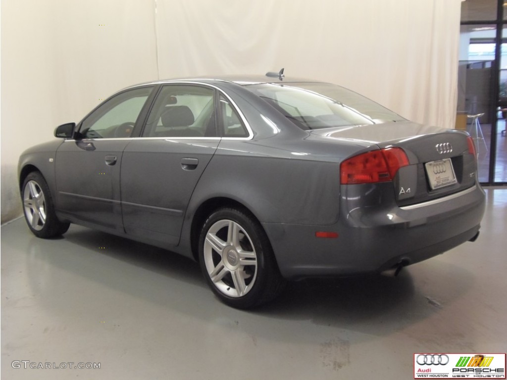 2006 A4 2.0T Sedan - Dolphin Gray Metallic / Ebony photo #19
