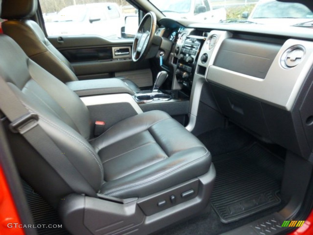 Black Interior 2011 Ford F150 FX4 SuperCrew 4x4 Photo #74319830