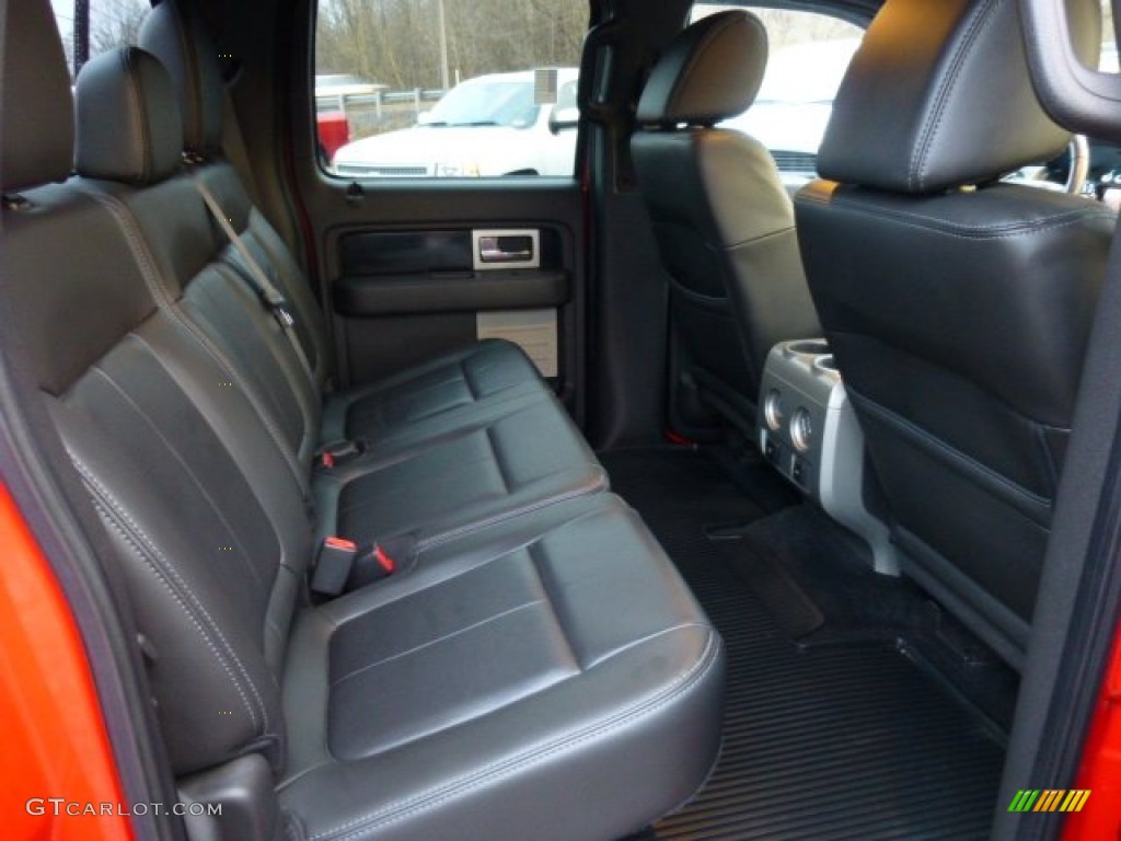 Black Interior 2011 Ford F150 FX4 SuperCrew 4x4 Photo #74319872