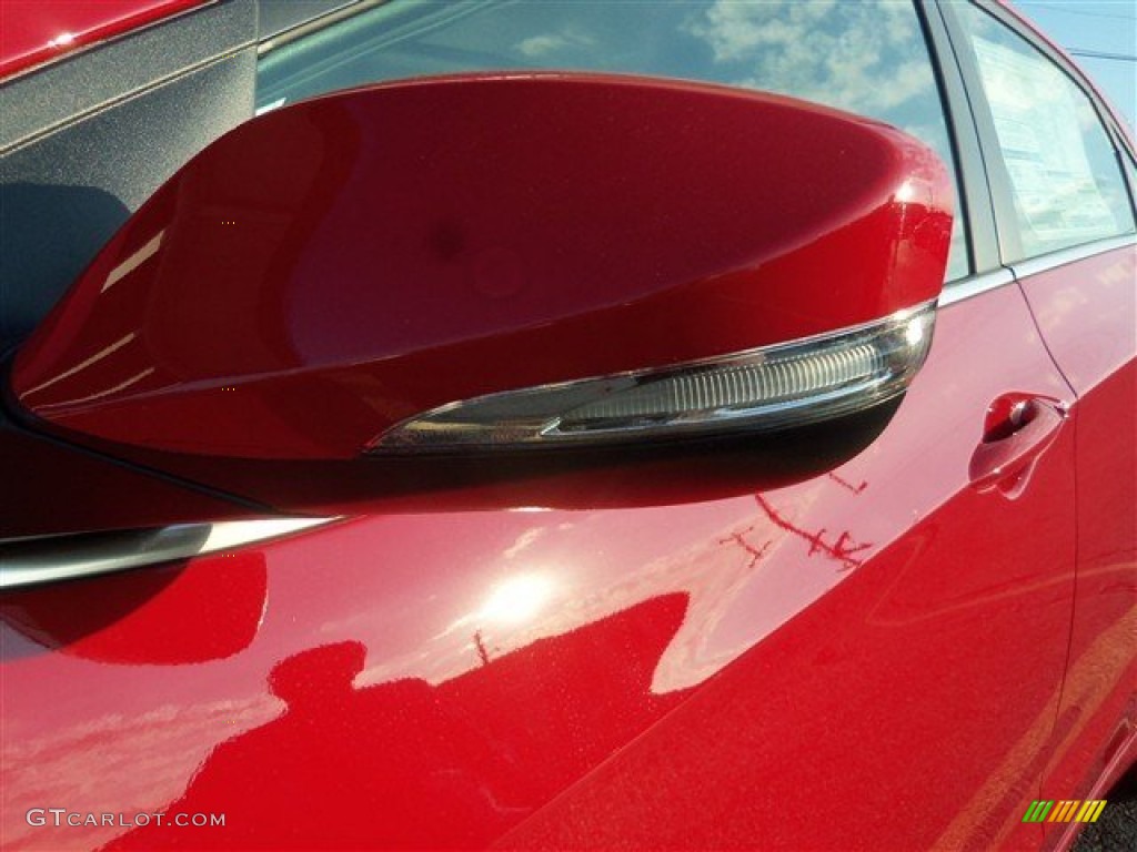2013 Elantra GT - Volcanic Red / Beige photo #4