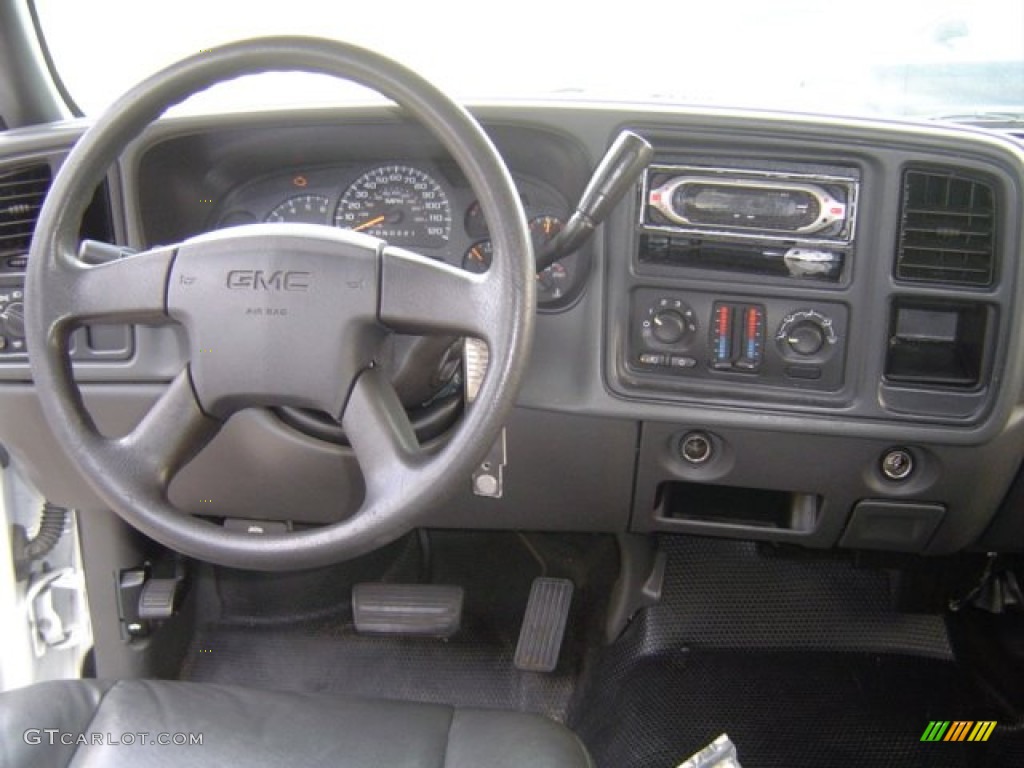 2006 GMC Sierra 1500 Extended Cab Dark Pewter Dashboard Photo #74321915