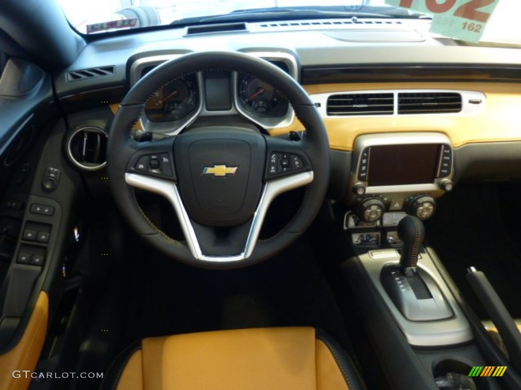 2013 Chevrolet Camaro LT/RS Convertible Mojave Dashboard Photo #74322705