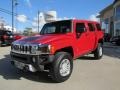 2009 Victory Red Hummer H3   photo #5