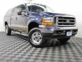 True Blue Metallic 2001 Ford F250 Super Duty Lariat Super Crew 4x4