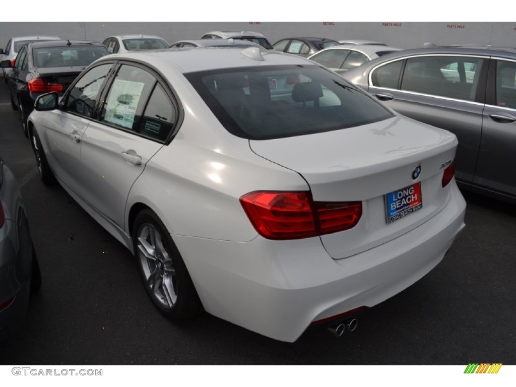 2013 3 Series 328i Sedan - Alpine White / Black photo #4