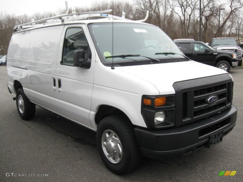 Oxford White 2010 Ford E Series Van E350 XL Commericial Exterior Photo #74325334