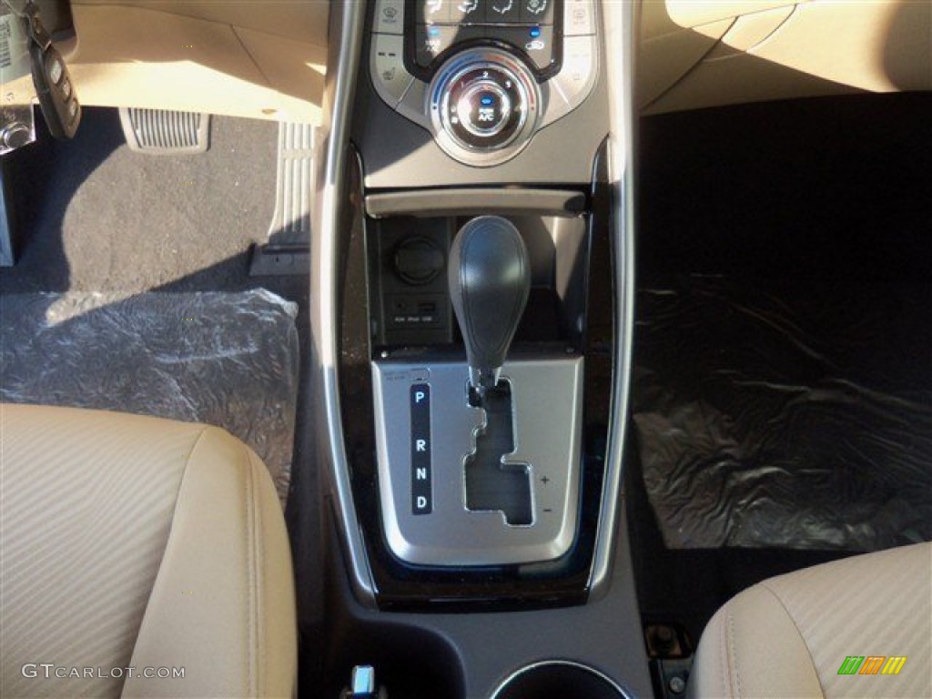 2013 Elantra GLS - Blue Sky Metallic / Beige photo #14