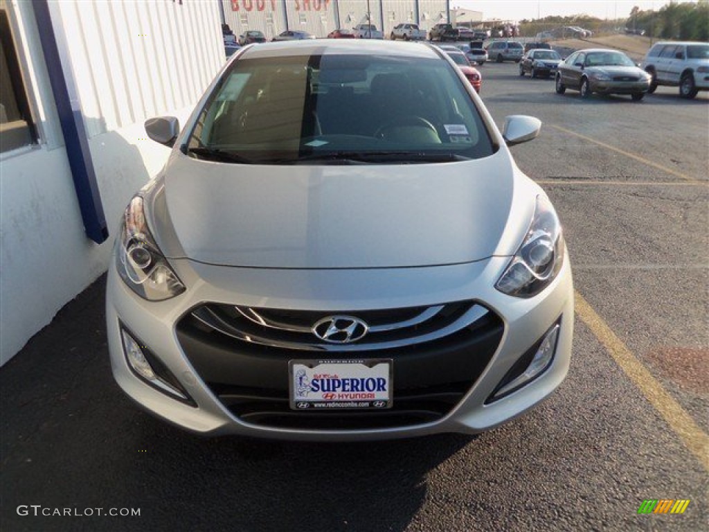 2013 Elantra GT - Silver / Black photo #2
