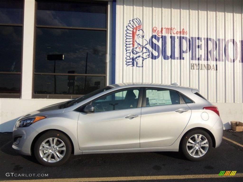 2013 Elantra GT - Silver / Black photo #4