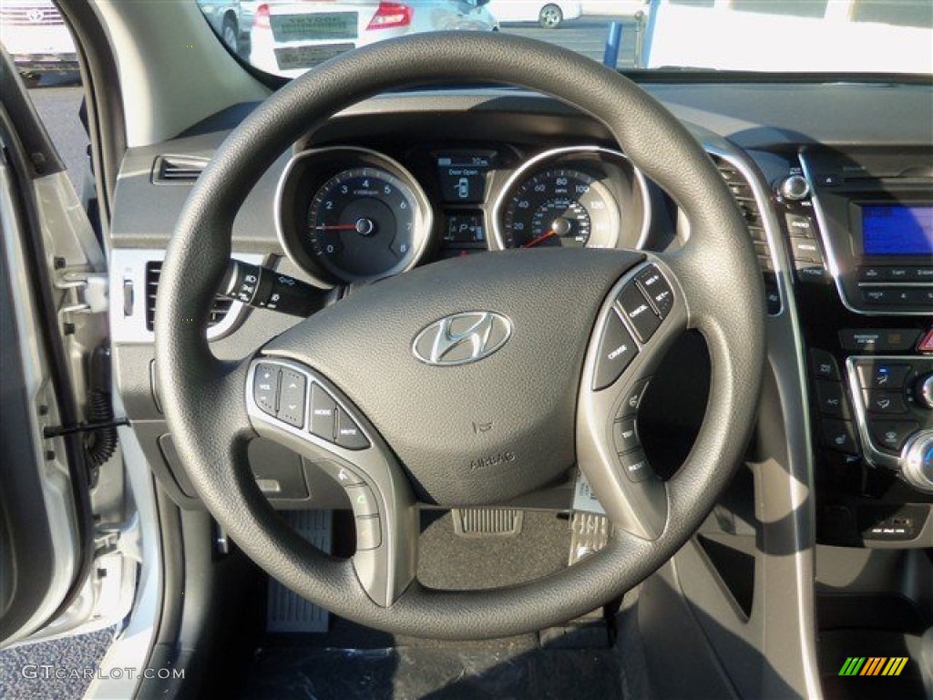 2013 Elantra GT - Silver / Black photo #12
