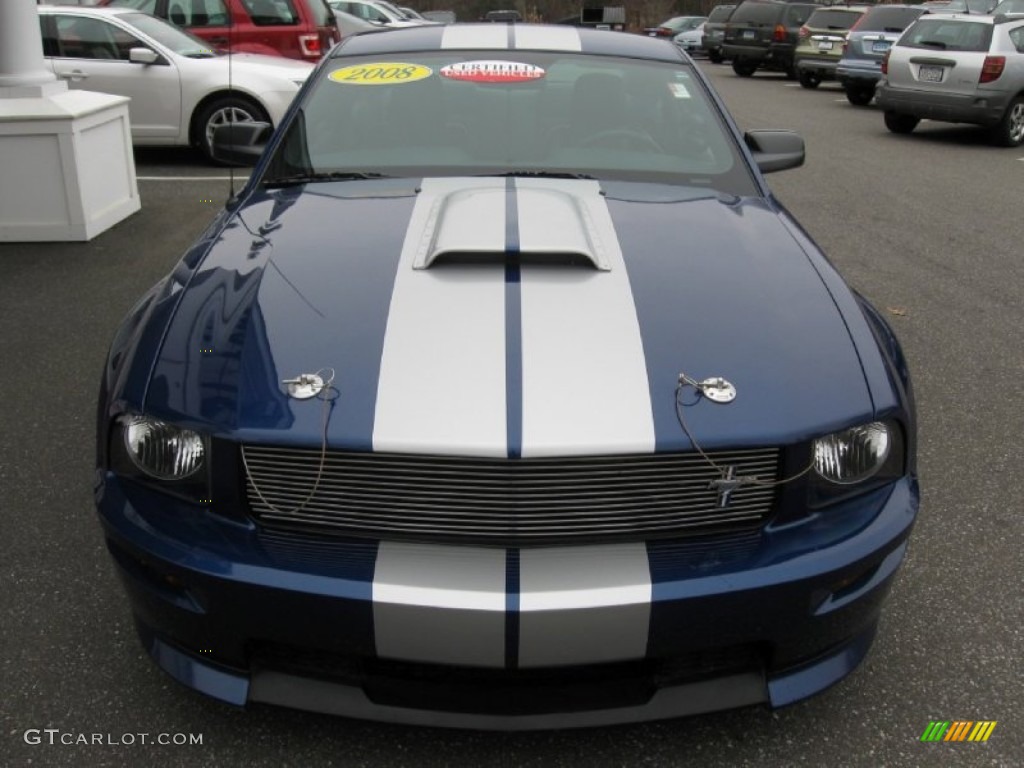 2008 Mustang GT Premium Coupe - Vista Blue Metallic / Dark Charcoal photo #2