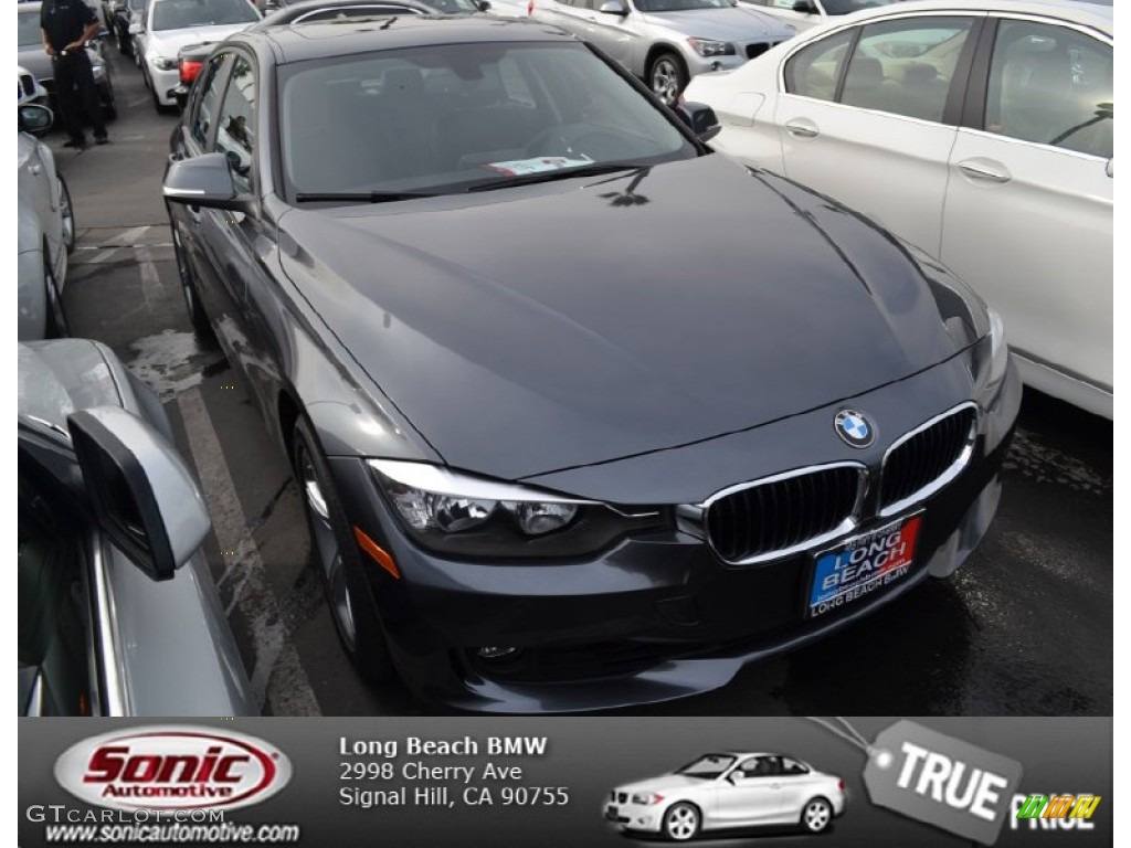 2013 3 Series 328i Sedan - Mineral Grey Metallic / Black photo #1