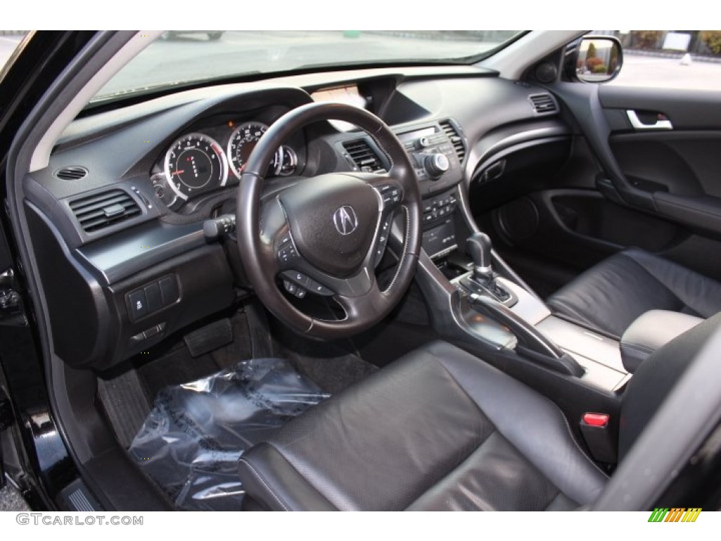Ebony Interior 2011 Acura TSX Sport Wagon Photo #74326358