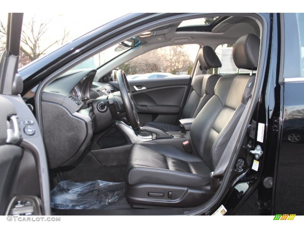 Ebony Interior 2011 Acura TSX Sport Wagon Photo #74326377