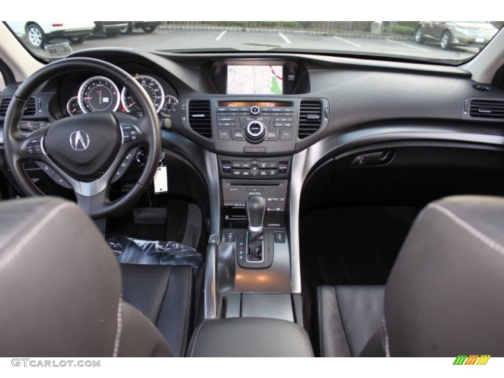 2011 Acura TSX Sport Wagon Ebony Dashboard Photo #74326422