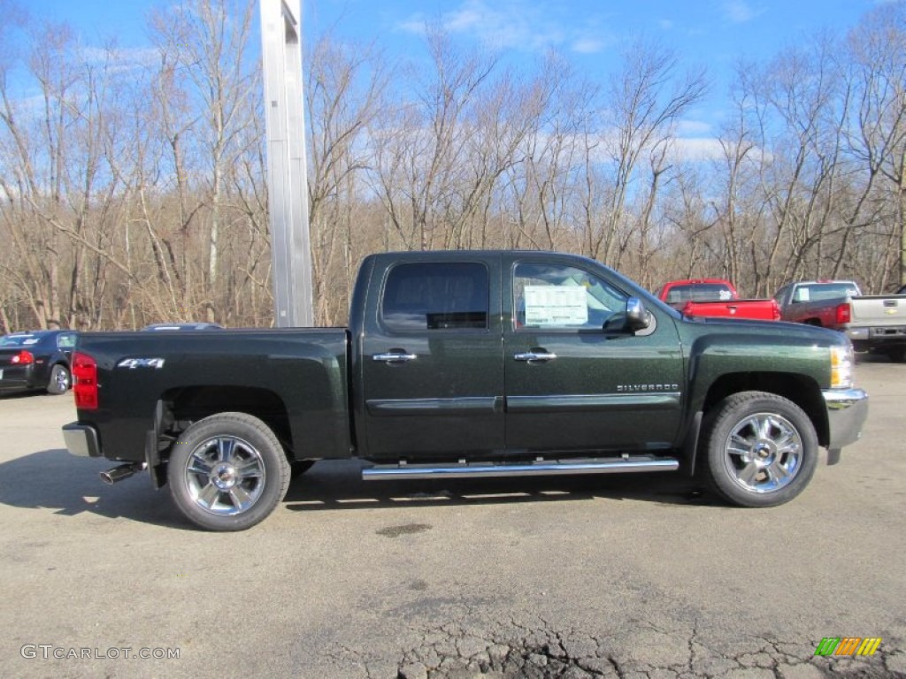 2013 Silverado 1500 LT Crew Cab 4x4 - Fairway Metallic / Ebony photo #8