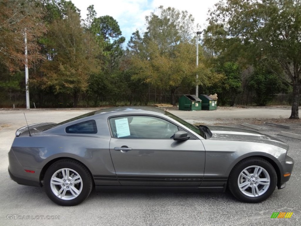 2012 Mustang V6 Coupe - Sterling Gray Metallic / Charcoal Black photo #9