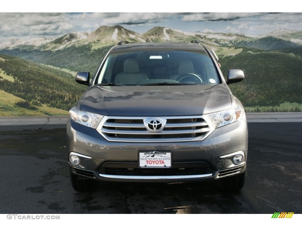 2013 Highlander SE 4WD - Magnetic Gray Metallic / Ash photo #3