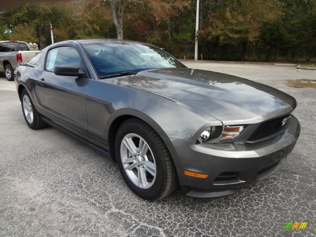 2012 Mustang V6 Coupe - Sterling Gray Metallic / Charcoal Black photo #10
