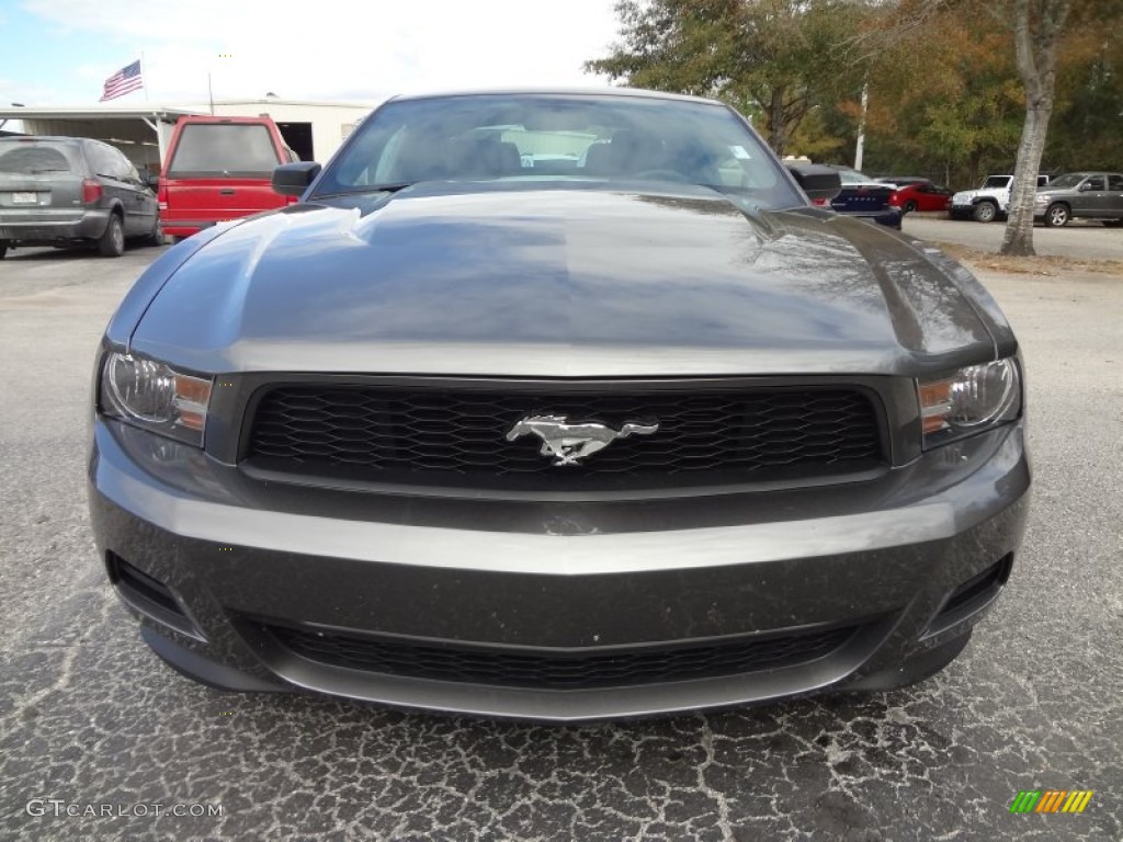 2012 Mustang V6 Coupe - Sterling Gray Metallic / Charcoal Black photo #13