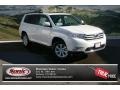 2013 Blizzard White Pearl Toyota Highlander SE 4WD  photo #1