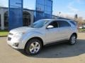 2013 Silver Ice Metallic Chevrolet Equinox LT AWD  photo #1