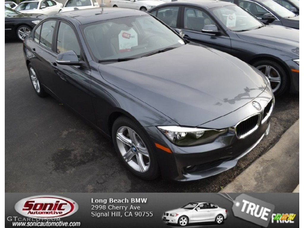 2013 3 Series 328i Sedan - Mineral Grey Metallic / Black photo #1