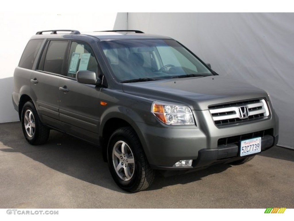 2007 Pilot EX - Nimbus Gray Metallic / Gray photo #6