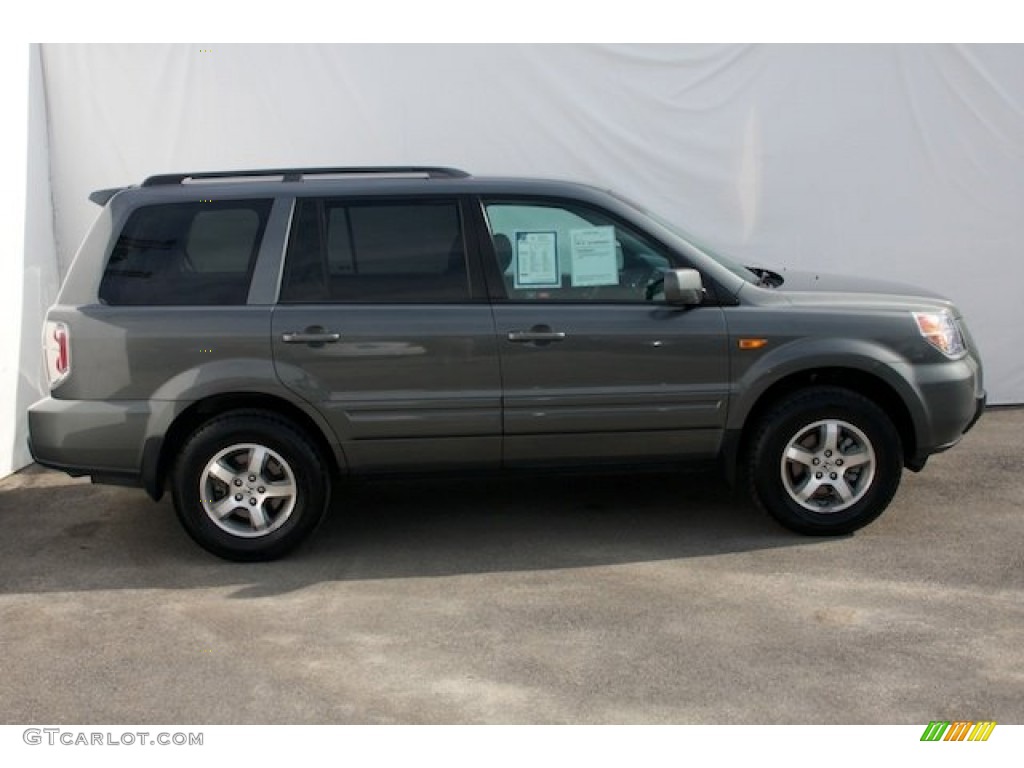2007 Pilot EX - Nimbus Gray Metallic / Gray photo #10