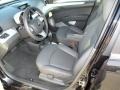 2013 Chevrolet Spark Dark Pewter/Silver Interior Front Seat Photo