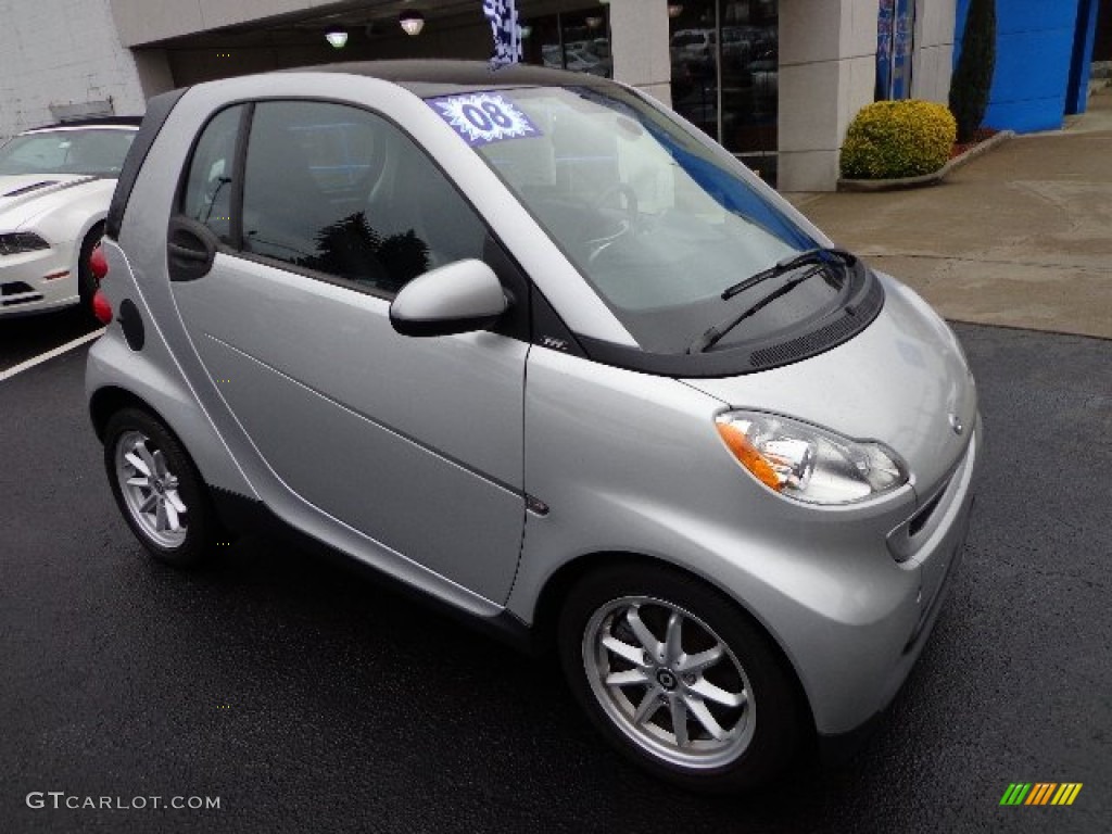 Silver Metallic 2008 Smart fortwo pure coupe Exterior Photo #74329070