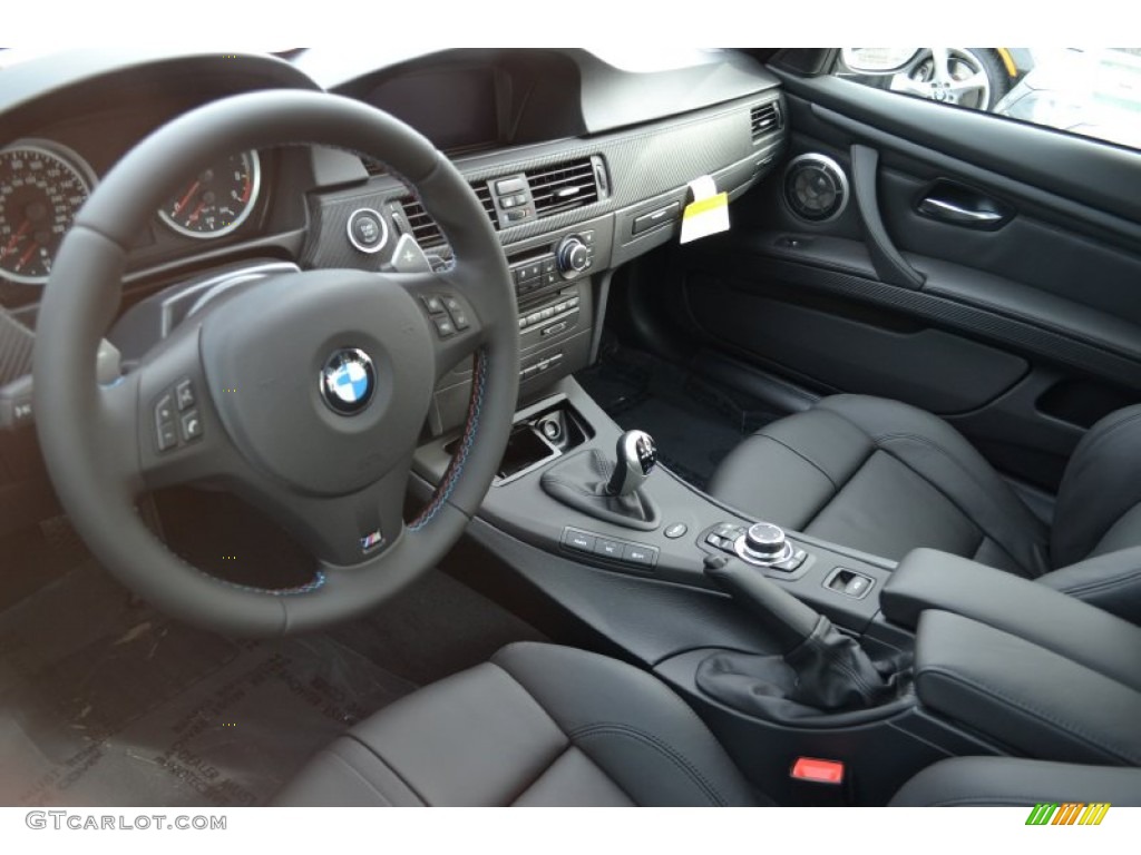 Black Interior 2013 BMW M3 Convertible Photo #74329231
